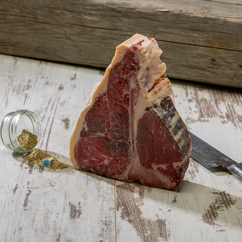 Dry aged Porterhouse Steak vom Frankenwald Weidelandrind online kaufen
