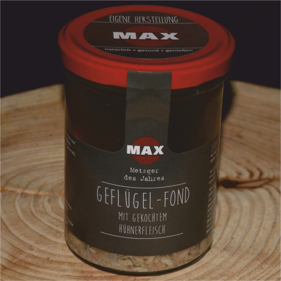 Geflügelbrühe mit Hühnerfleisch (400g Glas) online kaufen ...