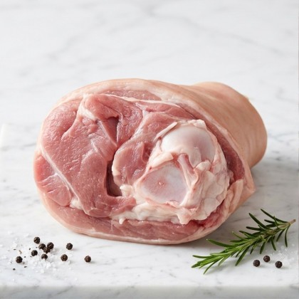 Hintere Haxe vom Strohschwein
