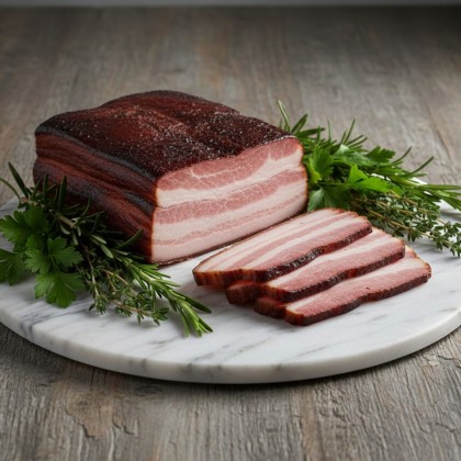 Geräucherter Bauernspeck