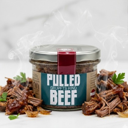 Grupft`s Rind (Pulled Beef im Glas)
