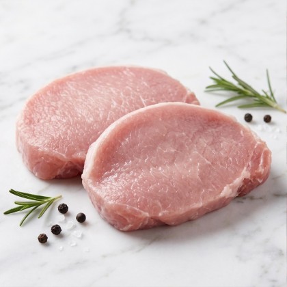 Steaks vom Schweinelachs