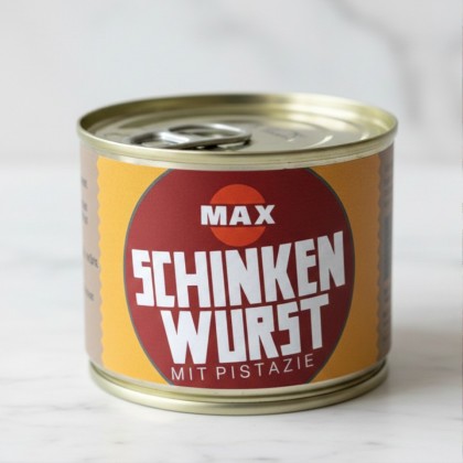 Schinkenwurst mit Pistazien