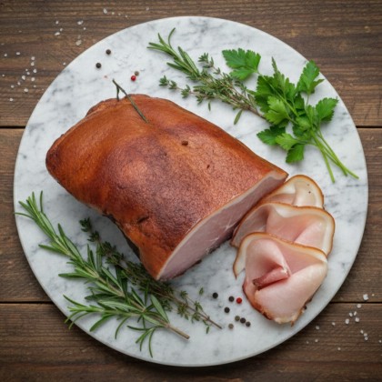 Gereifter roher Schinken Speck