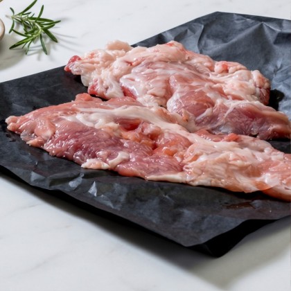 Kachelfleisch vom Strohschwein