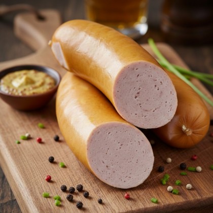 Fleischwurst 
vom Strohschwein