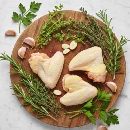 Kikok Hähnchen Flügel ohne Spitze (5 Stück)