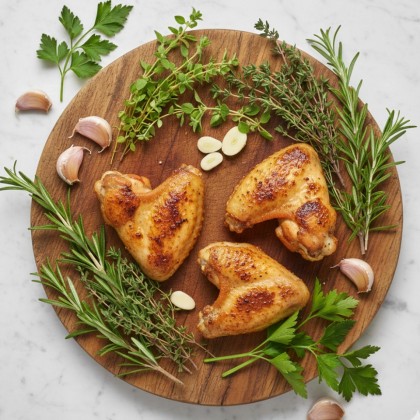 Kikok Hähnchen Flügel ohne Spitze (5 Stück)