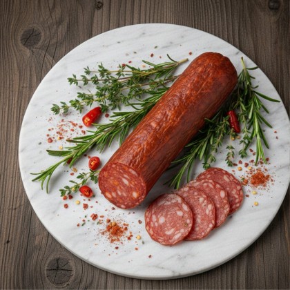 Spanische Chorizo am Stück