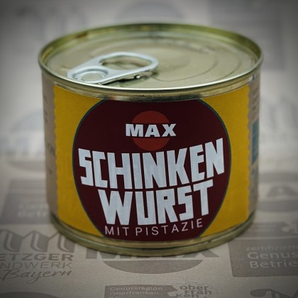 Schinkenwurst mit Pistazien