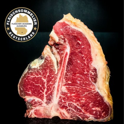 Dry aged Porterhouse Steak vom Frankenwald Weiderind
