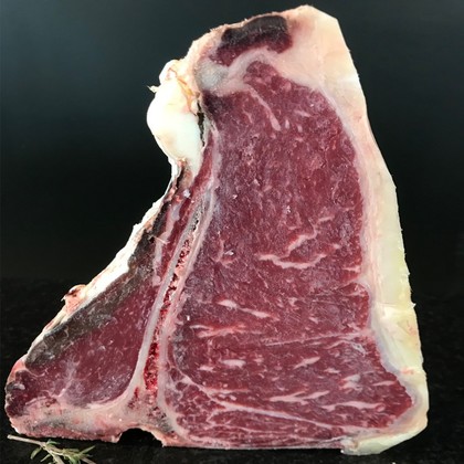 Dry aged T-Bone Steak vom Frankenwald Weiderind