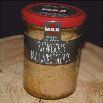 Fränkisches Bratwurstgehäck 400g Glas