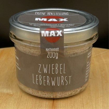 Leberwurst mit Zwiebel