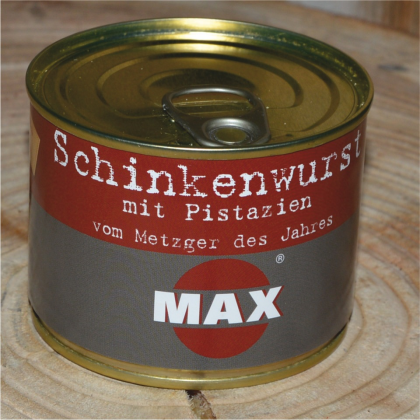Schinkenwurst mit Pistazien