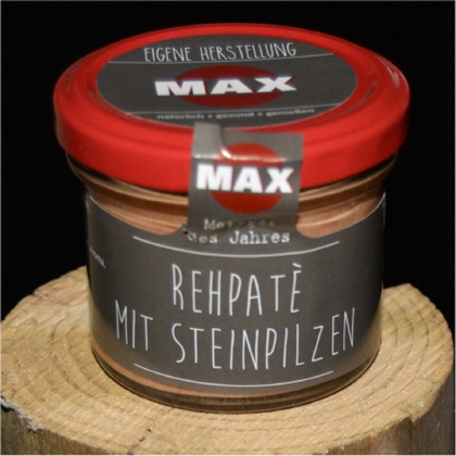 Wildpaté mit Steinpilzen (100g Glas)