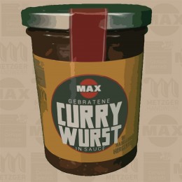 Gebratene Currywurst 400g Glas