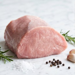 Rücken ohne Knochen vom Strohschwein&nbsp;-&nbsp;Ansicht&nbsp;