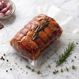 Pulled Pork Schweinenacken am Stück, fertig gegart und gesmoked&nbsp;-&nbsp;Ansicht&nbsp;