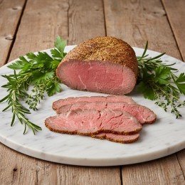 Rose` Gegrilltes Roastbeef Aufschnitt