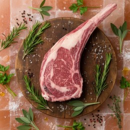 Dry aged Rib eye Bone in vom Frankenwald Weiderind&nbsp;-&nbsp;Ansicht&nbsp;