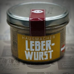 Fränkische Hausmacher Leberwurst 200g Glas