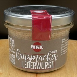 Fränkische Hausmacher Leberwurst 200g Glas