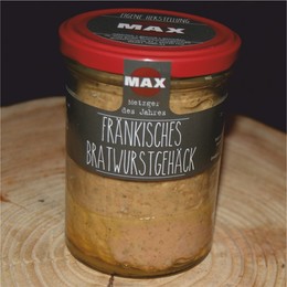 Fränkisches Bratwurstgehäck 400g Glas