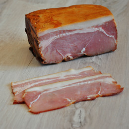 Gereifter roher Schinken Speck