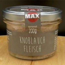 Knoblauch Fleisch 200g Glas