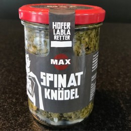 Knödel mit Spinat im Glas - Ansicht 