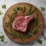 Dry aged Kotelett vom Frankenwald Weide KALB
(Cote de Veau)