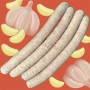 Knoblauch Bratwurst